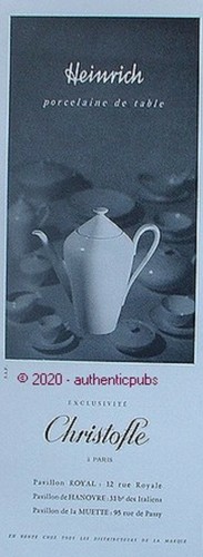 Publicite christofle - publicite,