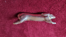 1 Porte Couteaux En Metal Argente  animaux 8cm 1920 - 1950