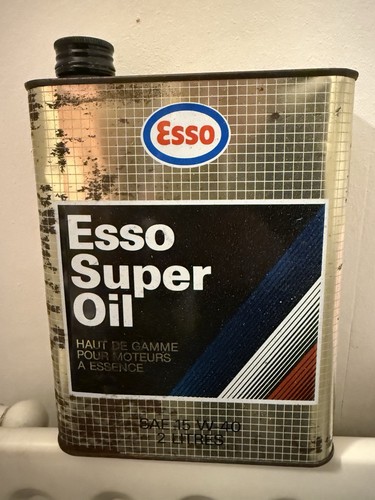 Bidon huile esso vintage - bidon,