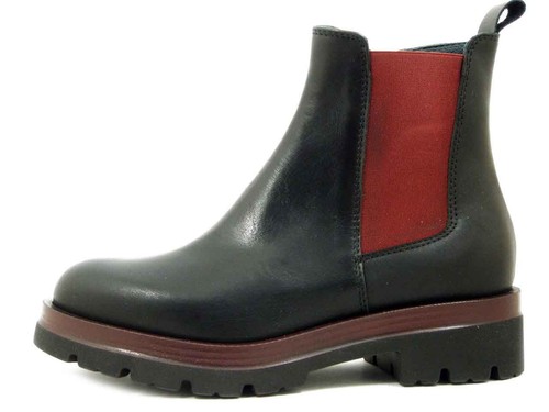 Bottines femme cuir - en, noir