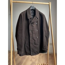 Manteau en moleskine à double