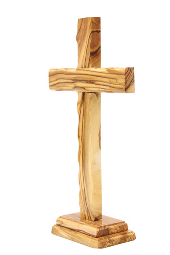 Croix bois olivier 11 - bois, 11"