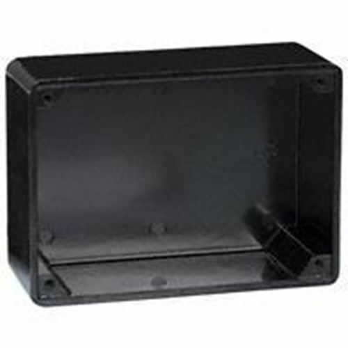 Boite plastique noir x - noir,