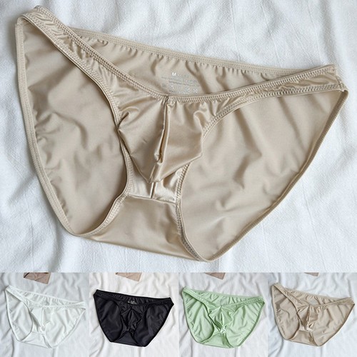 Slip homme soie glacée - soie, en