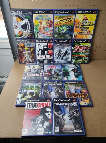 Lot jeux jeu ps2 - lot, 16