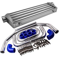 2.5" 64mm Turbo Piping Pipe Kit 27"x7"x2.5" Intercooler Universal Intercooler