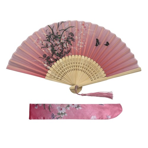 éventails pliants bambou - pliants, en