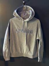 sweat à capuche gris femme