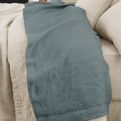 Drap plat 240x300 lin - drap,