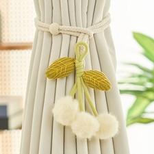 1paire pompons fourrure - de,