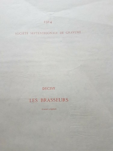 Gravure originale les - originale, "