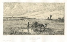 Adolphe Appian Original Gravure À L'Eau-forte
