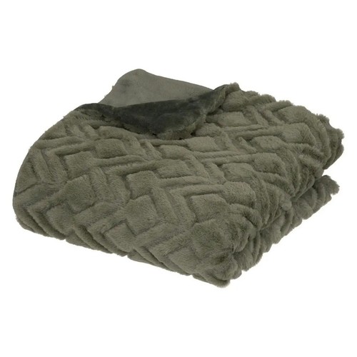 Plaid imitation fourrure - imitation,