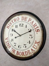 Horloge bistrot paris vins - bistrot, de