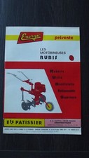 CATALOGUE/BROCHURE MOTOBINEUSES RUBIS ENERGIC