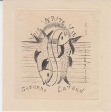EX-LIBRIS Suzanne LAVAUD par