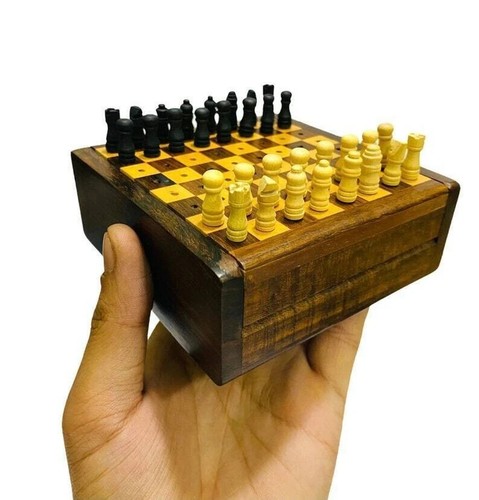 Mini jeu échecs bois - d'échecs,