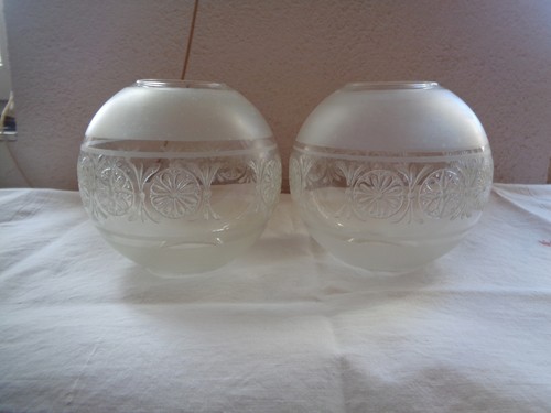 Paire globes lampe - globes,