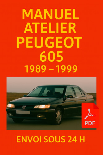 Manuel atelier peugeot 605 - manuel,