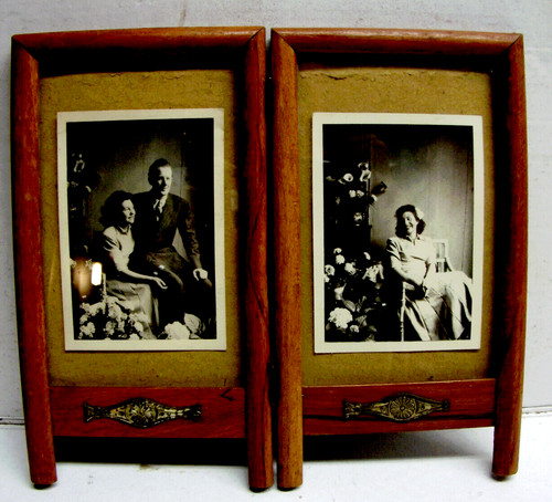 Cadre ancien double - , en