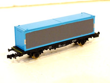 FLEISCHMANN PICCOLO  WAGON TRANSPORT DE CONTAINER DB  ECH. N 1/160