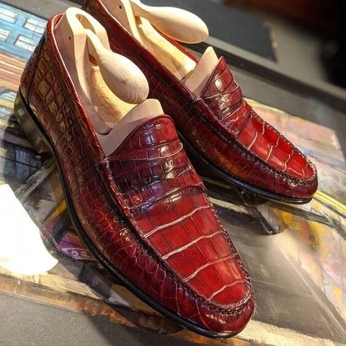 Mocassins cuir texturé - mocassins,