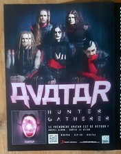 Publicité advert advertising concert album AVATAR 2020 Lp hunter gatherer