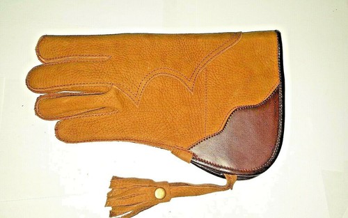 Fauconnerie gant double - gant, peau