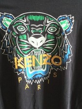 Tee-shirt à manche courte, marque  Kenzo avec motif ( tigre),  taille 16 ans