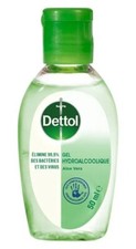*LOT DE 2* gel  mains désinfectant hydratant DETTOL aloé vera 50ml