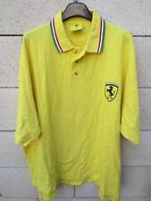 Polo FERRARI jaune Scuderia maglia shirt épqoue Schumacher XL