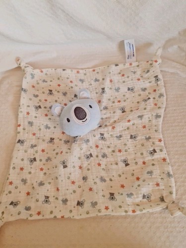 Doudou plat koala bleu lange - plat,
