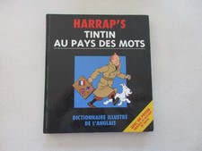 Tintin au pays des mots BE/TBE Harrap's dictionnaire illustré de l'anglais