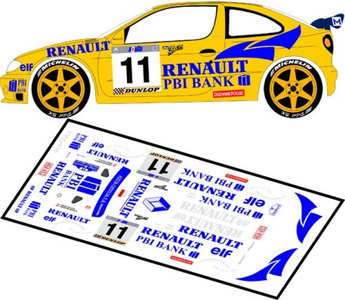 Decals renault megane - decals,