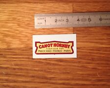 Transfert petit Blason "Canot Hornby" pour Canot Boat HORNBY MECCANO