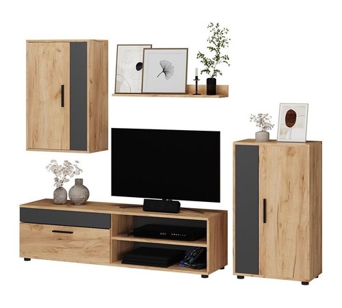 Ensemble meubles chêne - meubles, tv