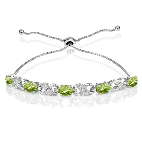 Argent sterling péridot - péridot, et