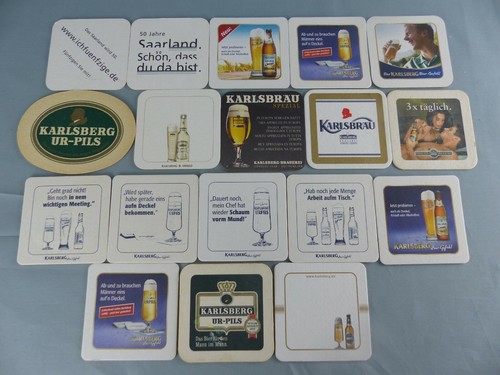 Lot sous bock - 18,