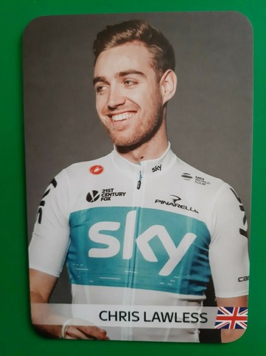 Cyclisme carte cycliste chris - carte,
