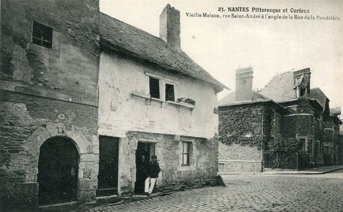 Carte nantes vieille - carte,