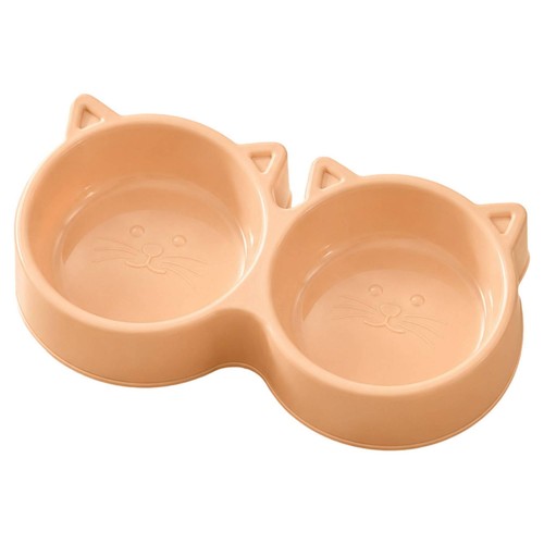 Double gamelle chat moulé - gamelle,