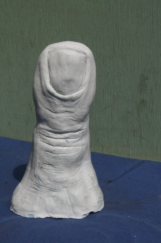 Sculpture platre pouce - platre,