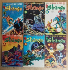 Marvel comics Strange 6 volumes N°166-167-168-170-171-172 édition Lug 1983