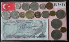 serie pieces et billet turquie turkey