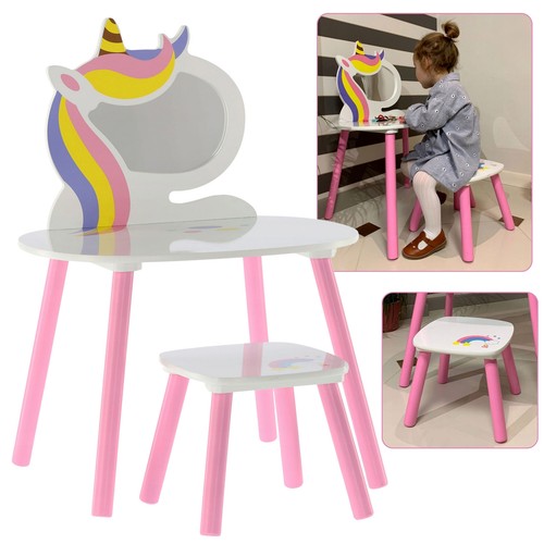 Coiffeuse licorne blanche