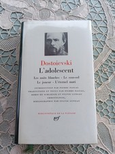 Livre Pleiade Dostoïevski L'adolescent 1979