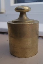 Ancien poids de 2 kg en laiton