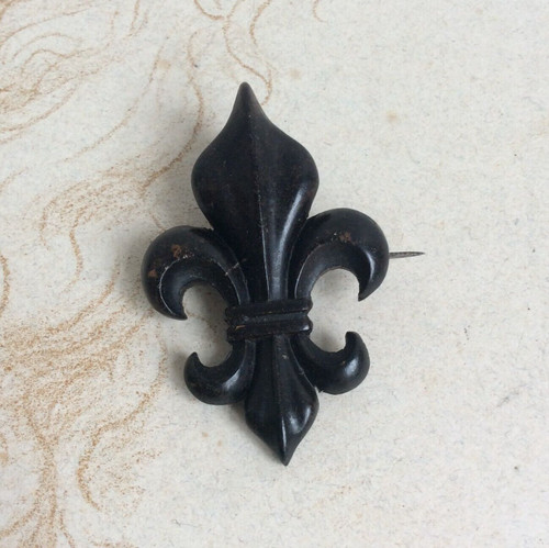 Ancienne broche fleur - fleur, lys