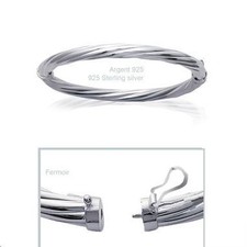 Bracelet Tube Jonc Torsadé