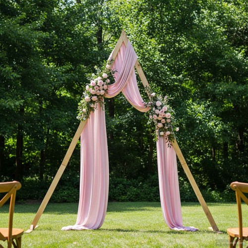 Arche mariage marron clair - de,